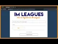 IM Leagues How to Register
