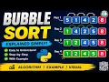 Bubble Sort Algorithm in Python Step-by-Step Explanation with Example Data Structures