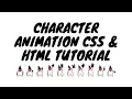 Character Moving Animation Tutorial Using CSS HTML