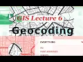 GIS Lecture - Geocoding