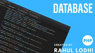 PHP Tutorial - How to Create database and tabel in mysql