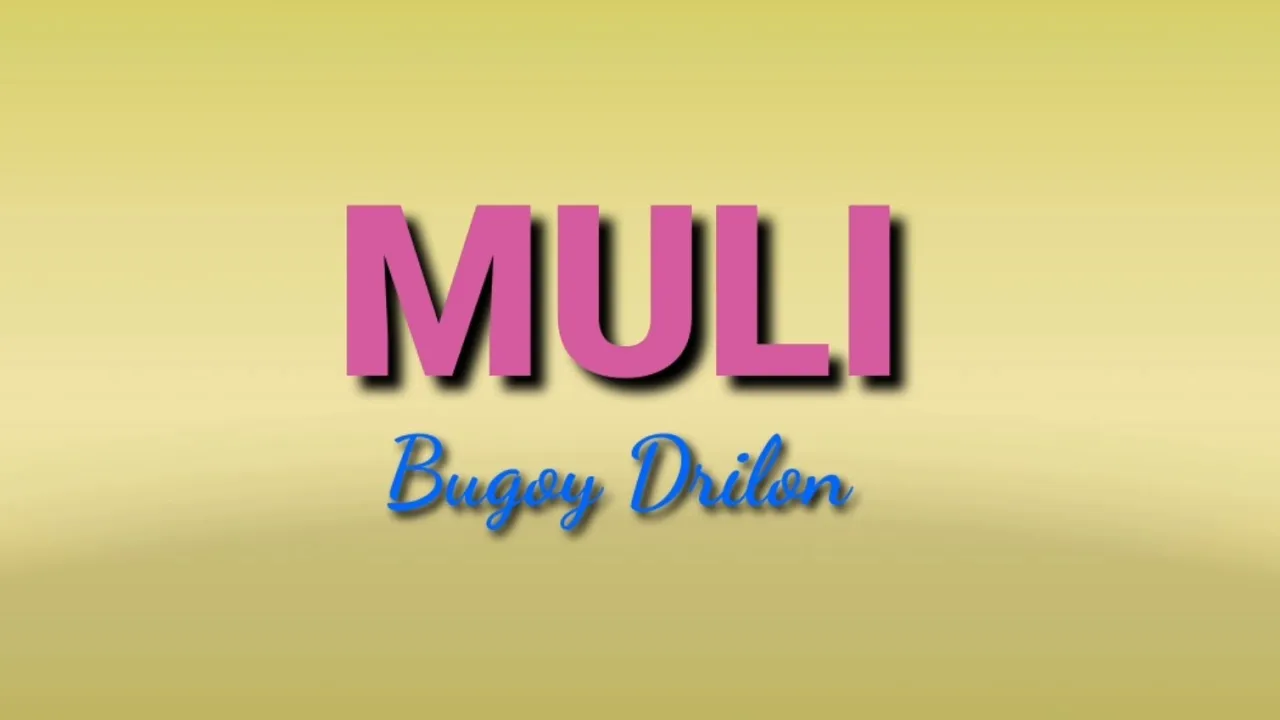 Muli by Bugoy Drilon ( Karaoke Videoke Minus One Instrumental)