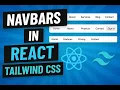 Responsive E-learning Navbar UI in React Tailwind CSS Full Component Tutorial