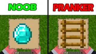 Noob vs Pro vs Prankster: Trap Building Challenge!
