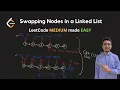 1721 Swapping Nodes in a Linked List Single Pass LeetCode Daily Challenge POTD