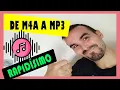 Como CONVERTIR de M4A a MP3 sin programas Como PASAR MUSICA de m4a a mp3