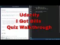 Udacity - I Got Bills Quiz Walkthrough
