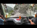 Download Lagu VOLVO Bus Driving in World's Most Dangerous Road | Extreme Road of Himachal Pradesh | Delhi to Kasol