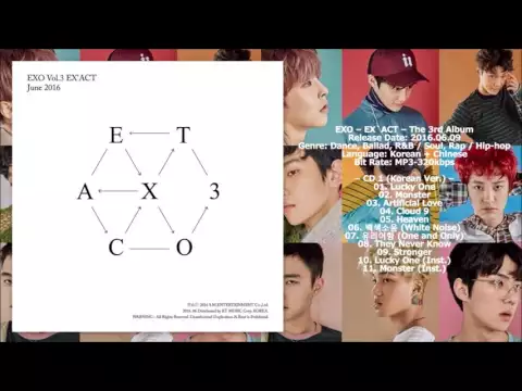 Download MP3 [MP3/DL] EXO - Monster [EX'ACT - The 3rd Album]