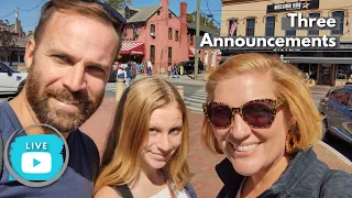 Live: 3 Announcements In Annapolis  |  ⛵ The Foster Journey