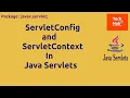 ServletConfig and ServletContext Java TechHub