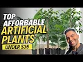 BEST ARTIFICIAL PLANTS on BUDGET Online Fake Plants for Home Decor Decoration Ideas for Home