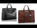Brahmin bag review BUSINESS TOTE Black Melbourne Pecan