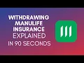 How To Wit raw Manulife Insurance 2024