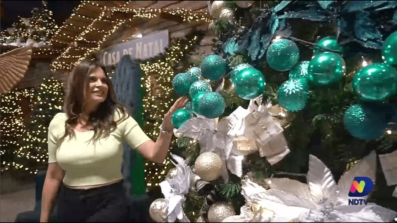 Magia natalina: conheça a incrível casa do Papai Noel na Havan de Brusque