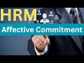 Understanding Affective Commitment How to Boost Commitment in Management