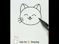 Cat Drawing Cute Cat How to Draw Cat Drawing for Kids