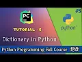 Dictionary in Python how to create dictionary python tutorial in Hindi