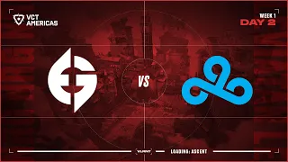 EG vs C9 - VCT Americas Stage 1 - W1D2 - Map 1