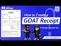 How to Generate a GOAT Receipt Online