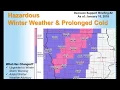 NWS Des Moines Winter Weather Briefing - January 10 2018
