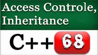 C Access Control and Inheritance Object Oriented Programming Tutorial