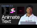 How to Animate Text with AI for FREE