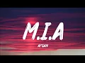 Afgan - M.I.A (Lyrics) ft. Jackson Wang