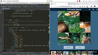 Sliding 8 puzzle solve Shortest way python A algorithm