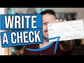 How to Write a Check Step by Step