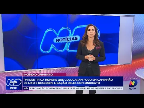 PM identifica suspeitos de incêndio em caminhão de lixo com vínculos sindicais