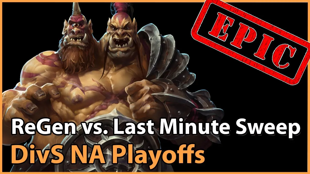 ► Last Minute Sweep vs. ReGen - Division S North America - Heroes of the Storm Esports