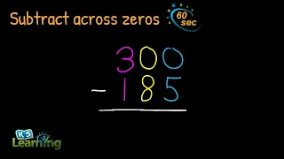 Subtracting Across Zeros Explained