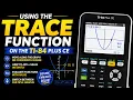 TI-84 Plus CE Trace Function Tutorial Read Coordinates Evaluate Functions
