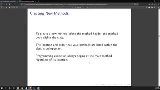 Void Methods