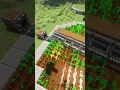 Fully automatic crop farm with the Minecraft Create mod