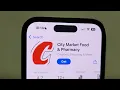 How to Download City Market Food Pharmacy on iPhone iOS App Store Android Play Market