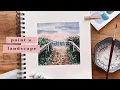 Download Lagu How To Paint a Beach Sunset | Watercolor Painting for Beginners