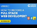 How To Become A Full Stack Web Developer Lesson 7 Web Development Tutorial CodingNinjasIndia