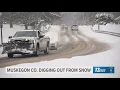 Muskegon tackles record snowfall as crews work around the clock to clear roads