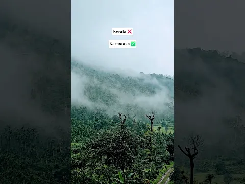 kerala ❌ Karnataka ✅ Monsoon Karnataka #nature #karnatakatourism