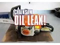 STIHL - Chainsaw Most Common Reason It Leaks Bar Oil