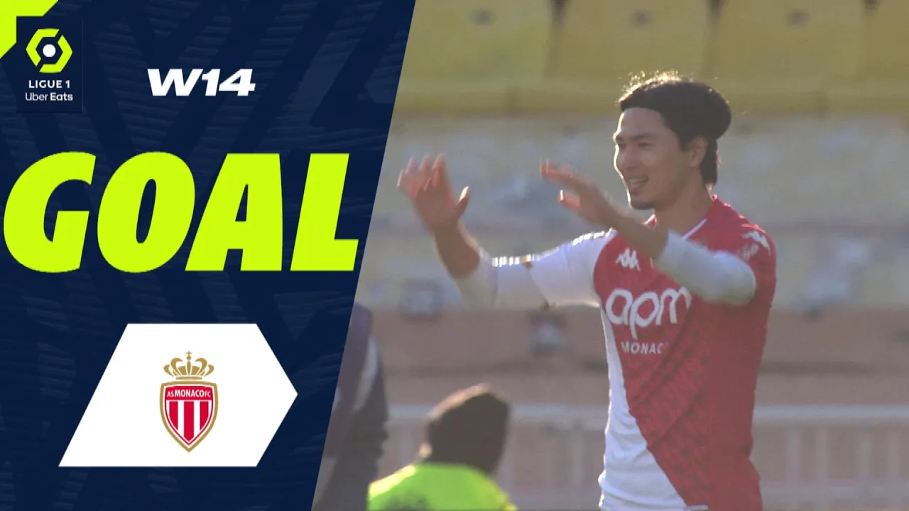 Goal Takumi MINAMINO (9' - ASM) AS MONACO ...