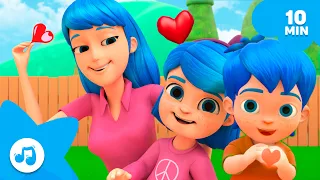 Las Canciones Más Tiernas de La Familia Blu 💙 Amor de Familia | Música Infantil