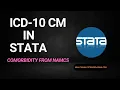 Using ICD-10-CM Codes in NAMCS Data to Identify Comorbid Conditions in STATA e g HIV