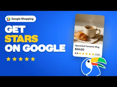 How to Show Product Reviews on Google Shopping (Shopify App): video walkthrough of getting product review stars on Google Shopping with Review2XML