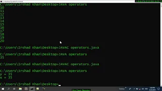 Java programming in pashto language unary with Assignment and Logical operators