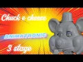 Chuck e cheese 3 STAGE animatronic mask
