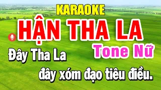 Karaoke Hận Tha La Tone Nữ ( Am ) Nhạc Sống | Trọng Hiếu Beat