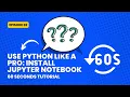 Episode 2 How to Install Jupyter Notebook in Windows Python